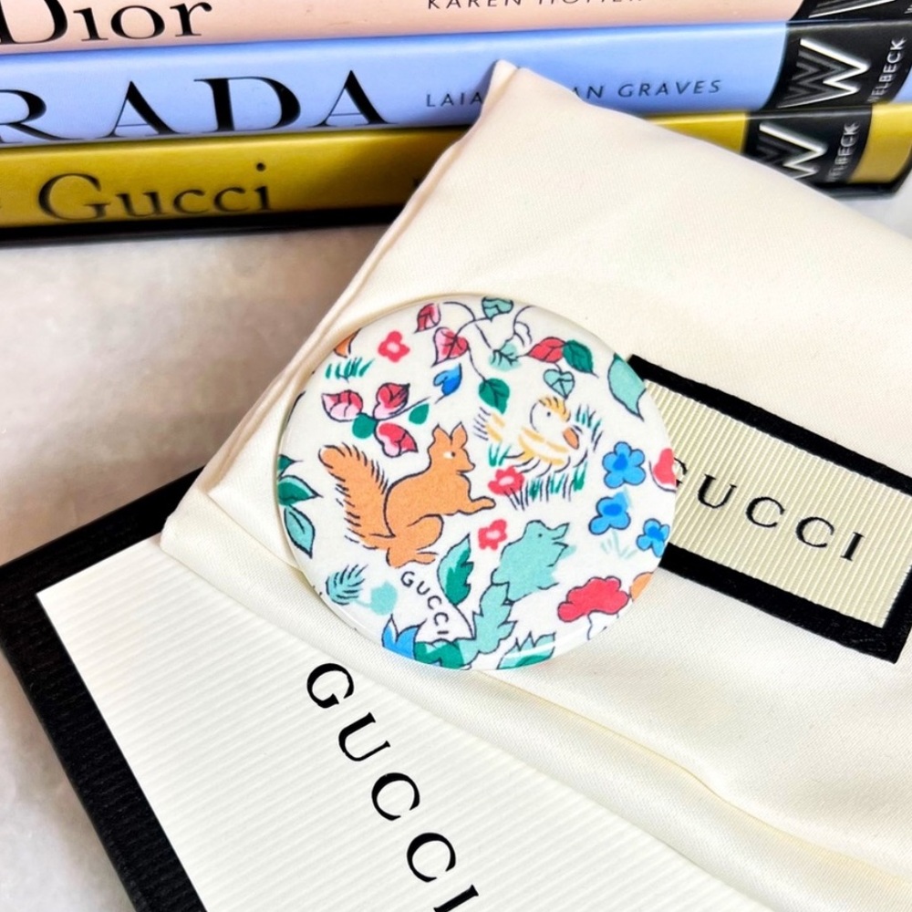 Gucci X Liberty Whimsical Logo Pin/Brooch